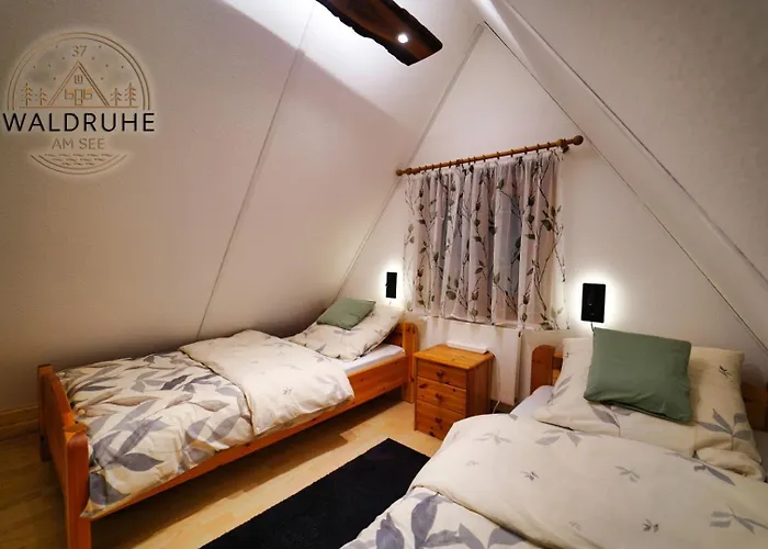 Dom wakacyjny Waldruhe 37 Inkl Bettwaesche Und Handtuecher, Schluesselloser Self-check-in *