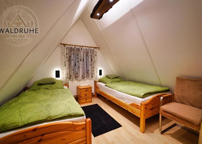 Dom wakacyjny Waldruhe 37 Inkl Bettwaesche Und Handtuecher, Schluesselloser Self-check-in *