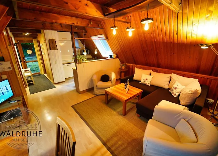 Dom wakacyjny Waldruhe 37 Inkl Bettwaesche Und Handtuecher, Schluesselloser Self-check-in